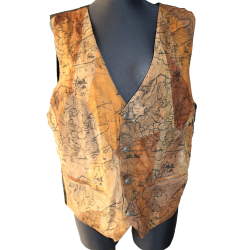 KAMIZELKA MOTOR SKÓRA MATERIAŁ rozm. S